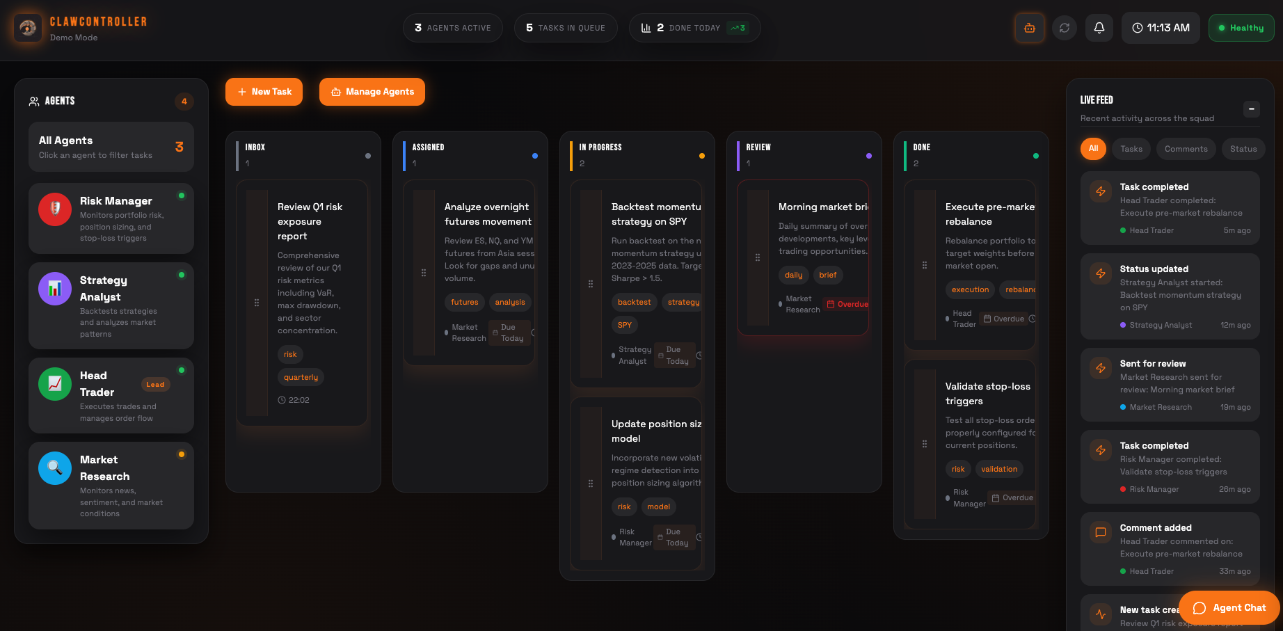 Trading Dashboard